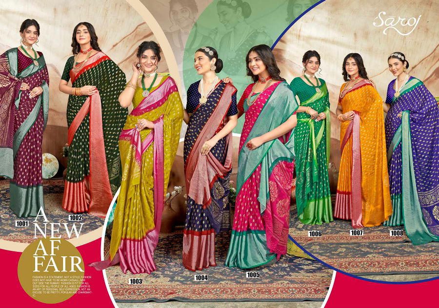 Saroj Jalpari Vol 4 Designer Chiffon Sarees Catalog